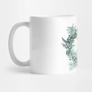 Wreath with berries Mug